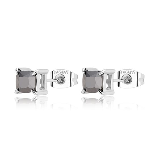 Earrings Sagapo Man in Steel STK15 - STK15